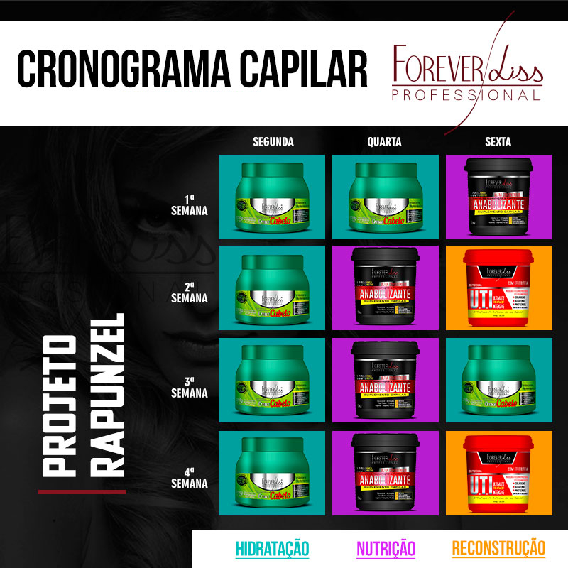 Forever Liss Cronograma Capilar Projeto Rapunzel Forever Liss Cronograma Capilar Projeto Rapunzel